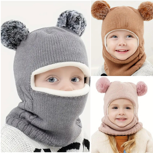 CozySnug čiapka s šálom pre deti - Image 5