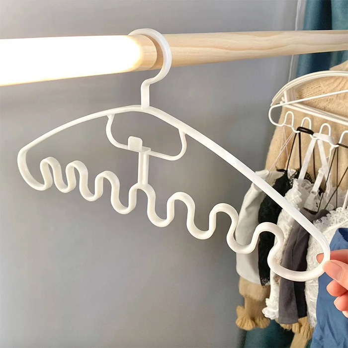 WavyHanger, vešiak na zavesenie viacerých kusov oblečenia naraz (10 kusov) - Image 8