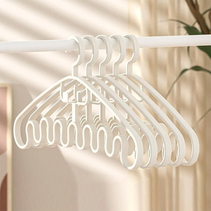 WavyHanger, vešiak na zavesenie viacerých kusov oblečenia naraz (10 kusov) - Image 9