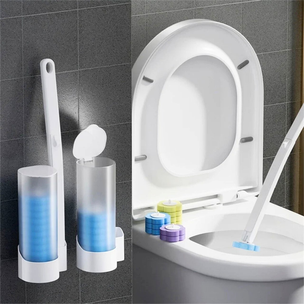 Hubky, ktoré sa dajú vymeniť bez dotyku, umožňujú dokonalú čistotu a hygienu.