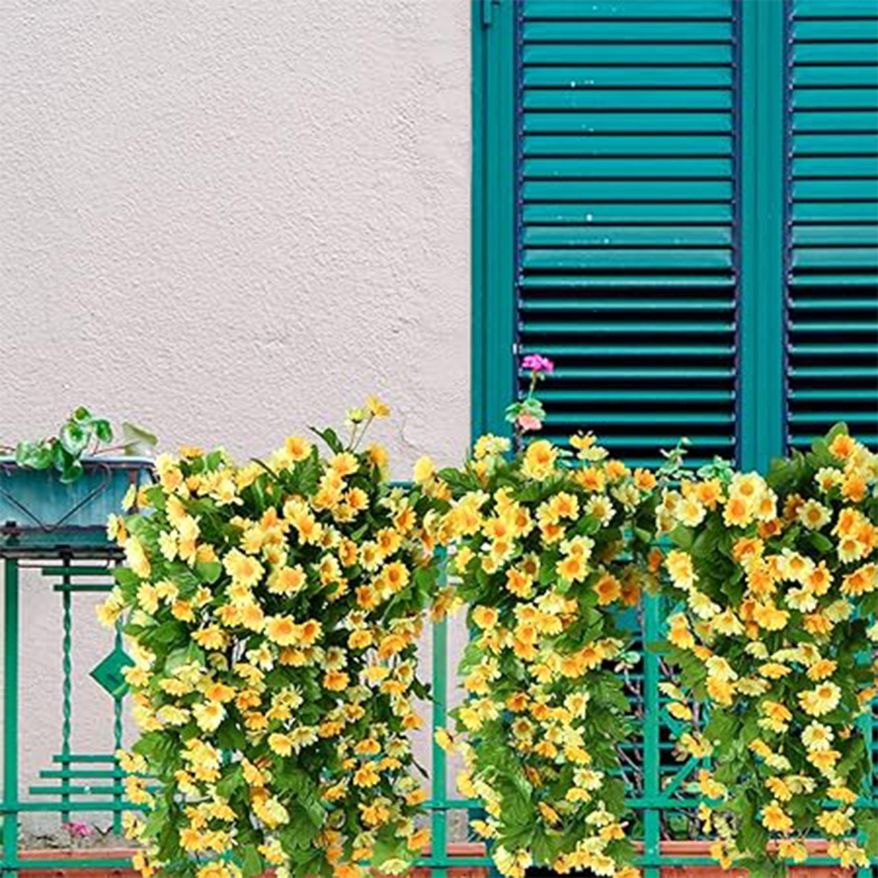 YellowFlowers, umelé závesné kvety s prirodzeným vzhľadom - Image 2